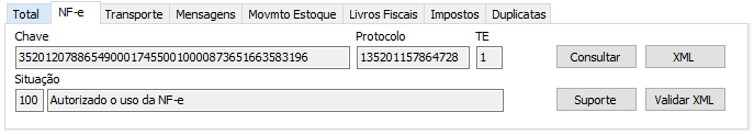 ERP Exsam aba NFe Validar XML